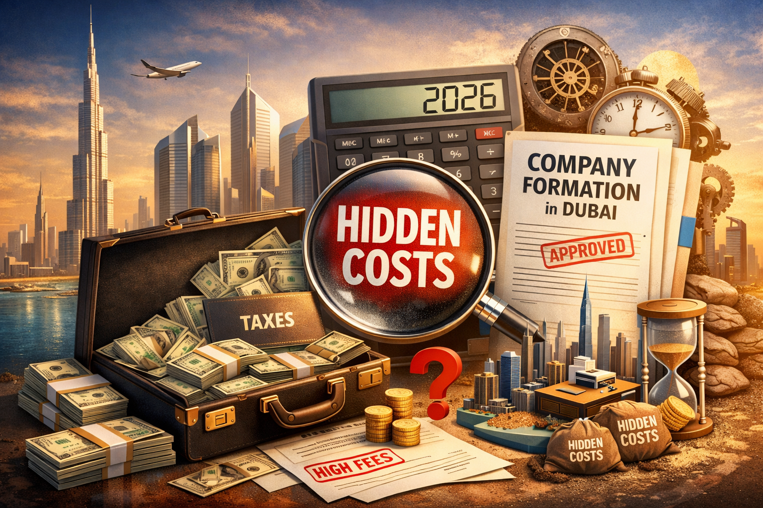 Hidden costs of company setup in dubai